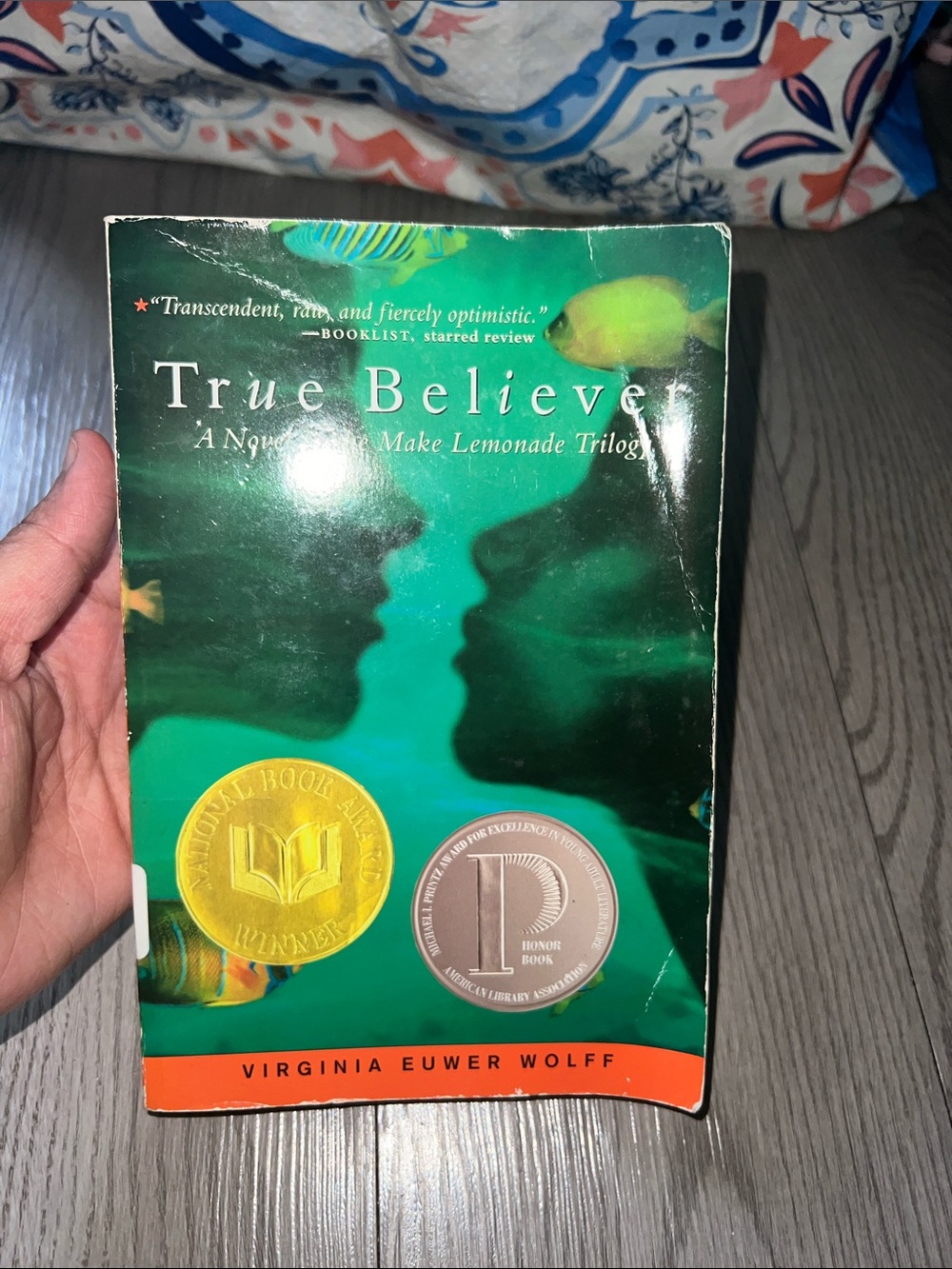 True Believer by Virginia Euwer Wolff - Green Cover Paperback